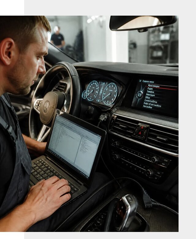 Русификация приборной панели BMW для авто в Югорске от компании